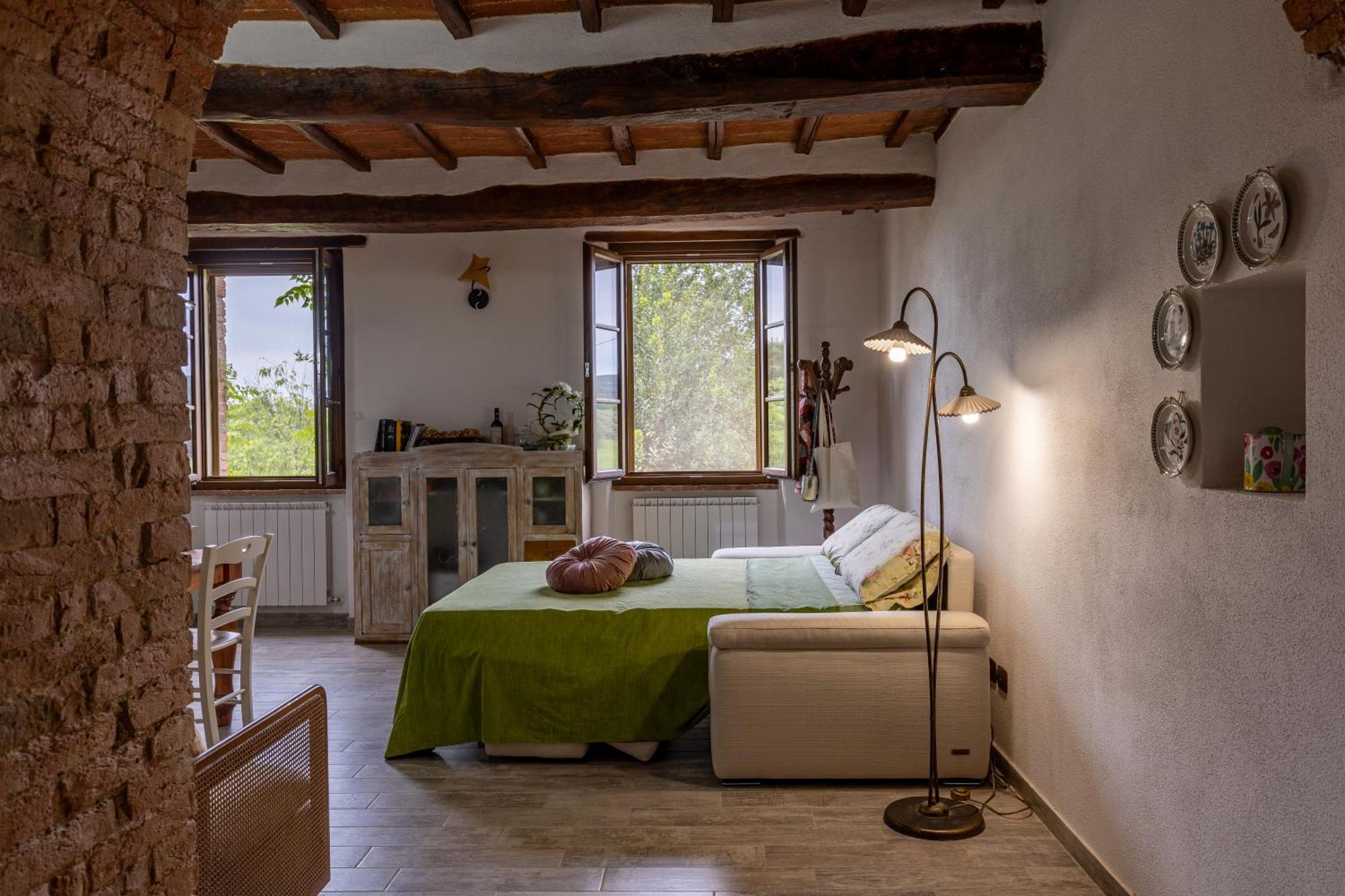 Lupompesi Pociano 1863 - Country House With Stunning View Of Siena מראה חיצוני תמונה